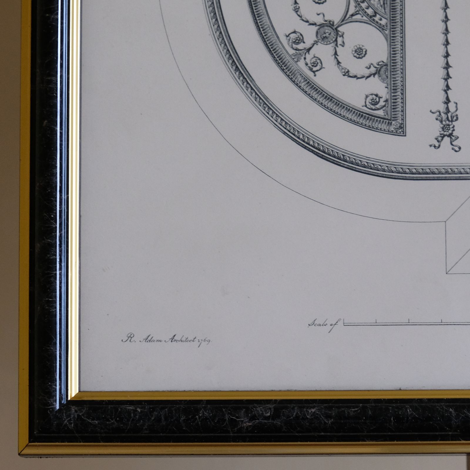 Design Of The Ceiling In Lady Bute's Dressing Room, After Robert Adam photo Art