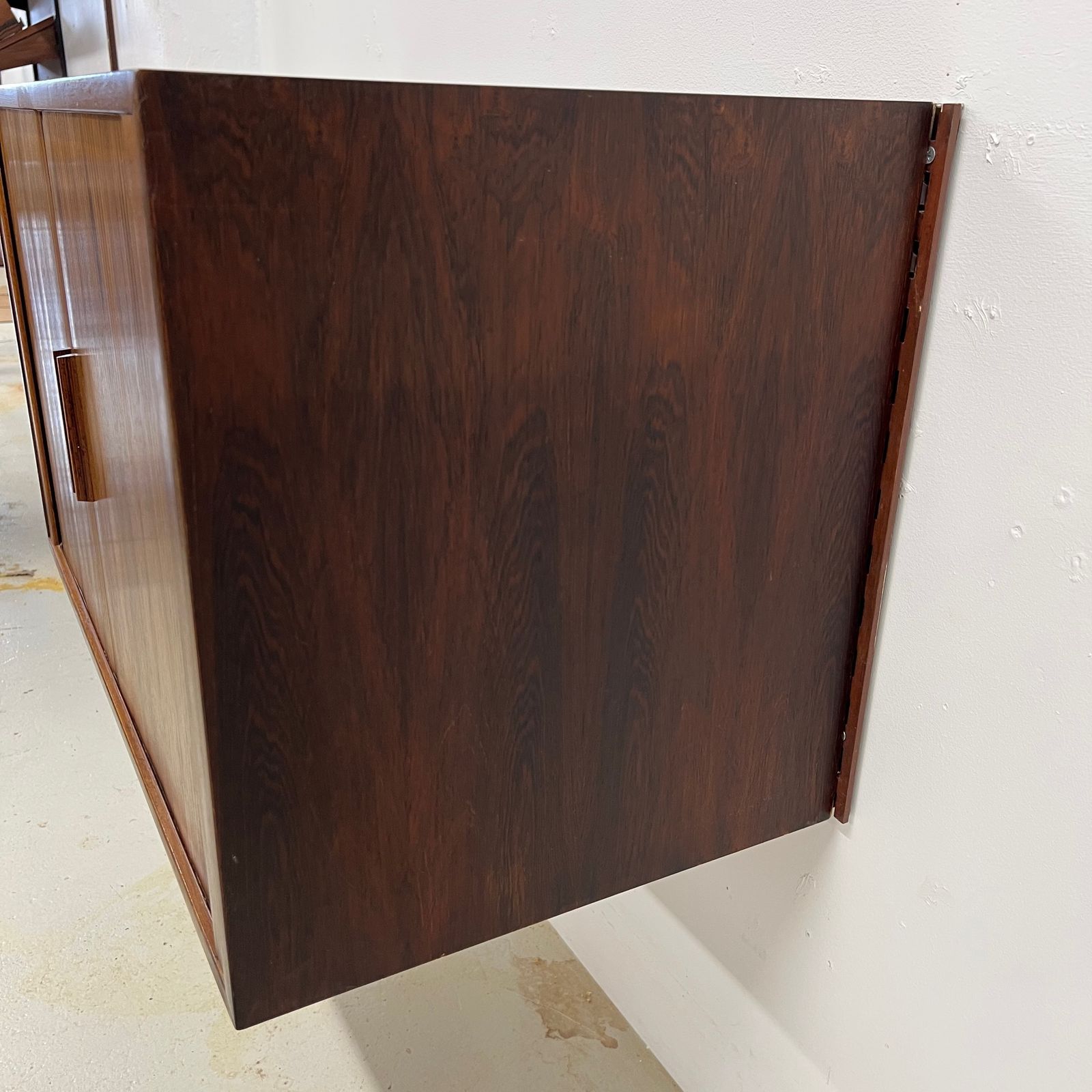 Rosewood Tambour Cabinet By Kai Kristiansen For Feldballes photo vintage