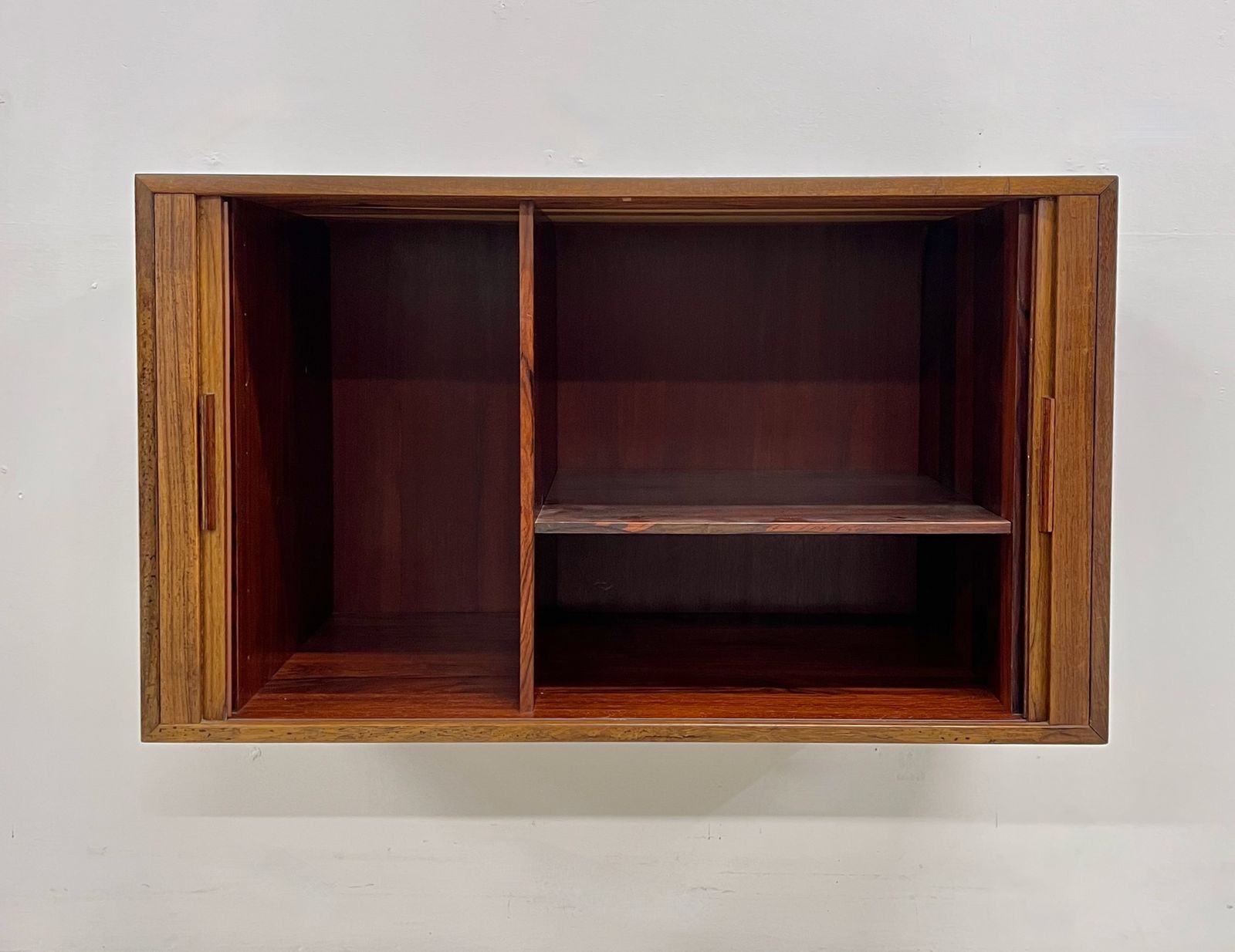 photo vinterior Rosewood Tambour Cabinet By Kai Kristiansen For Feldballes