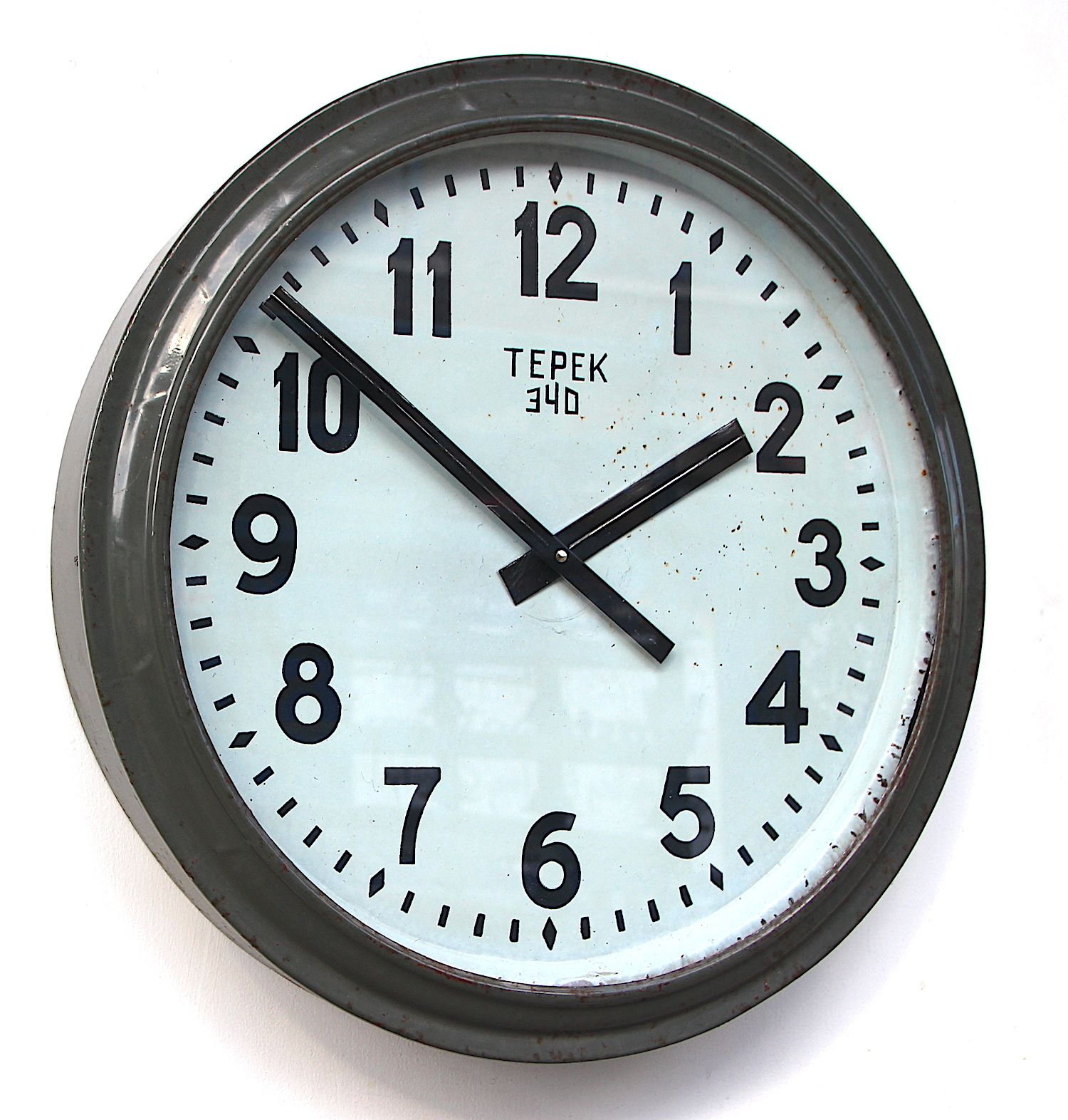 photo for sale Large 55cm Russian Vintage Factory Wall Clock. Fully Guaranteed. London Timepiece