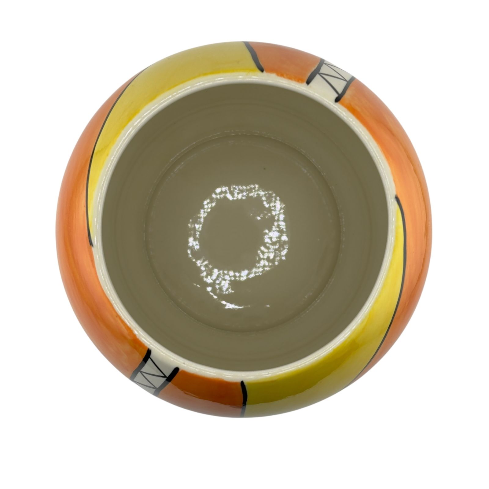 Lorna Bailey “Sunburst” Art Deco Vase – Old Ellgreave Pottery – Hand Painted photo vinterior