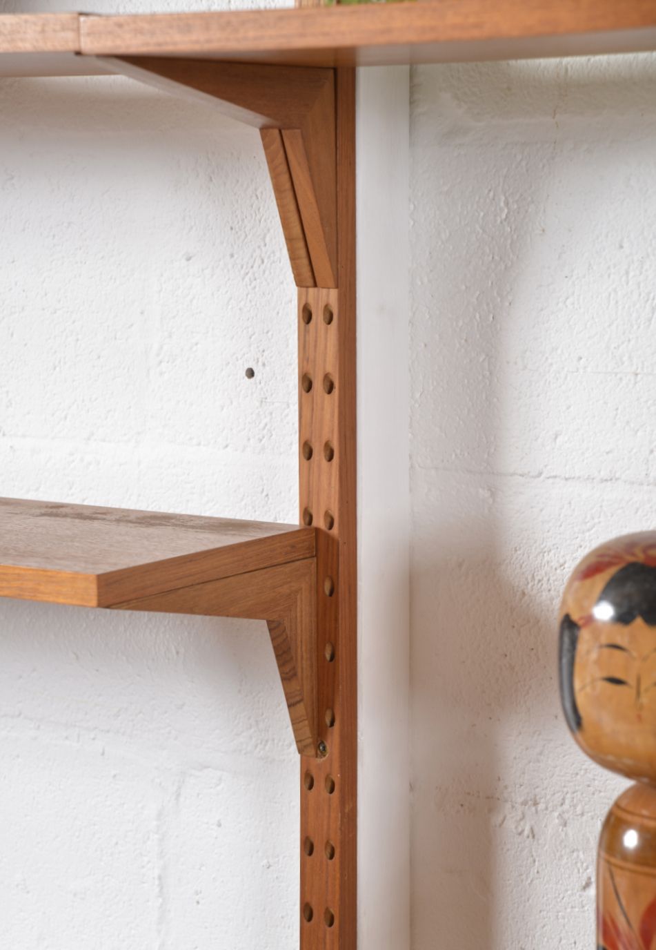 photo vinterior Midcentury Danish Teak 3 Bay Cado Modular Shelving System Desk By Poul Cadovius