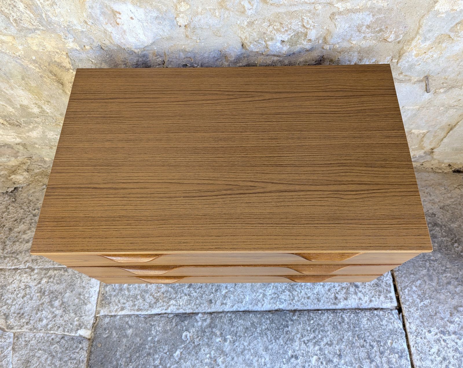photo for sale Mid Century Compact Chest Of Drawers By Europa   Teak Finish   Sku 125