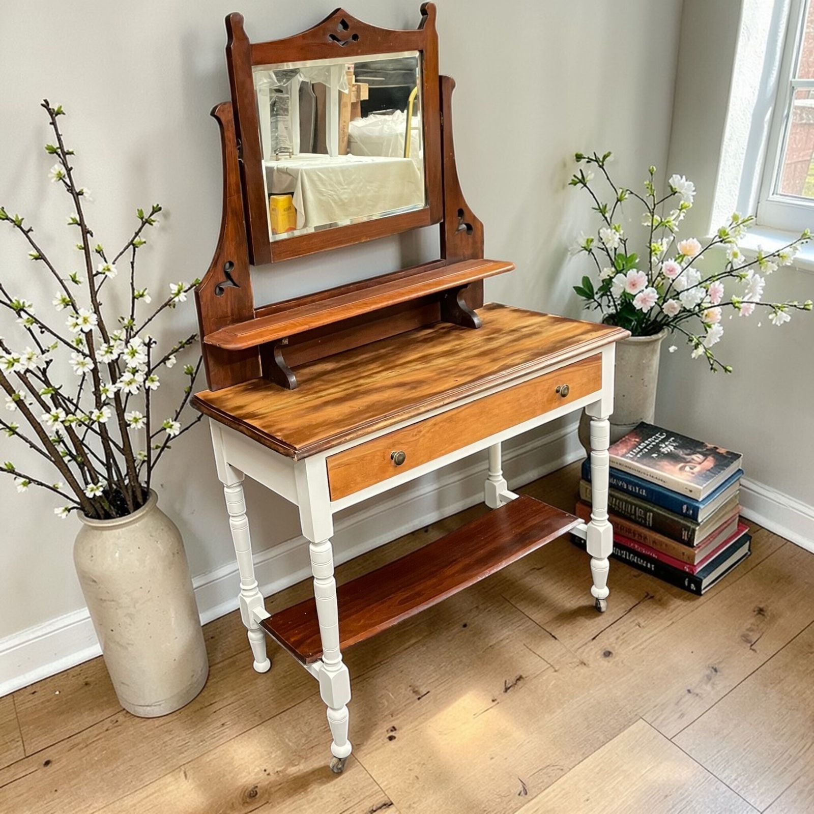 Restored Edwardian Dressing Table – Farmhouse Style
