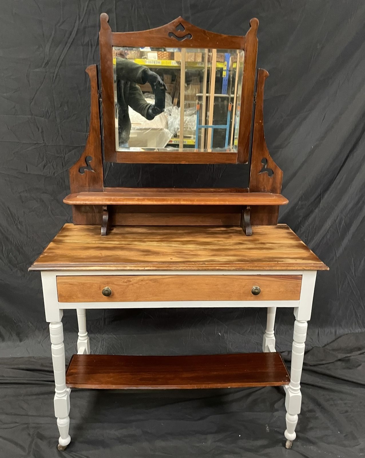Restored Edwardian Dressing Table – Farmhouse Style photo 235.0