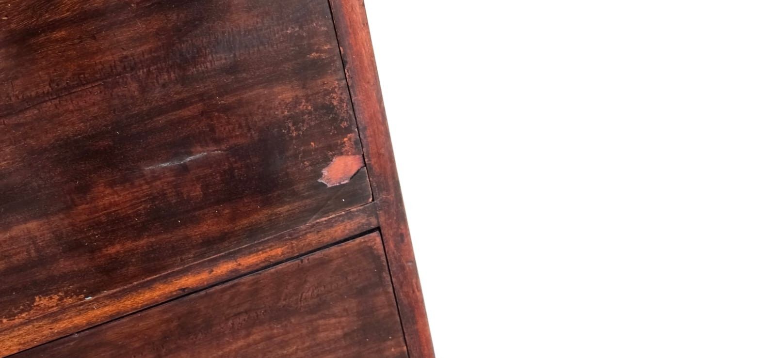 Antique Victorian Stained Pine Chest Of Drawers 2 Over 3 photo buy