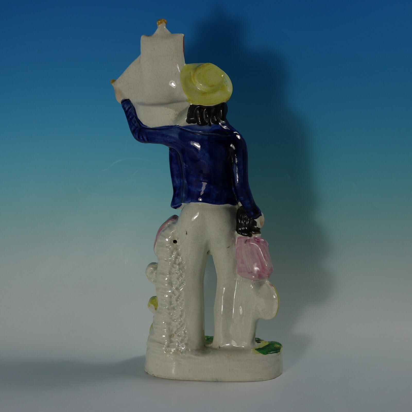Victorian Staffordshire Pottery Begging Sailor Figure photo Home Decor