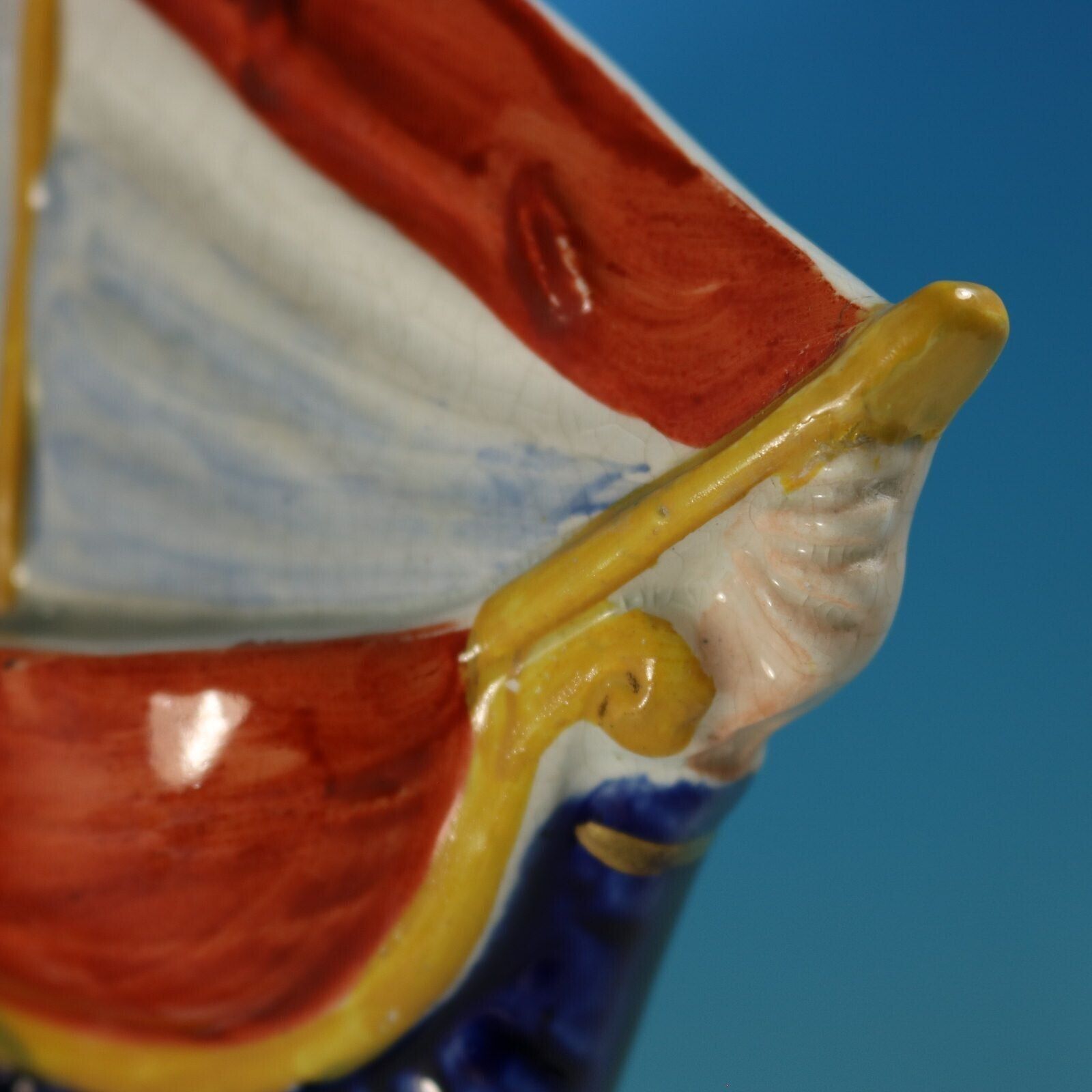 Home Decor Victorian Staffordshire Pottery Begging Sailor Figure photo