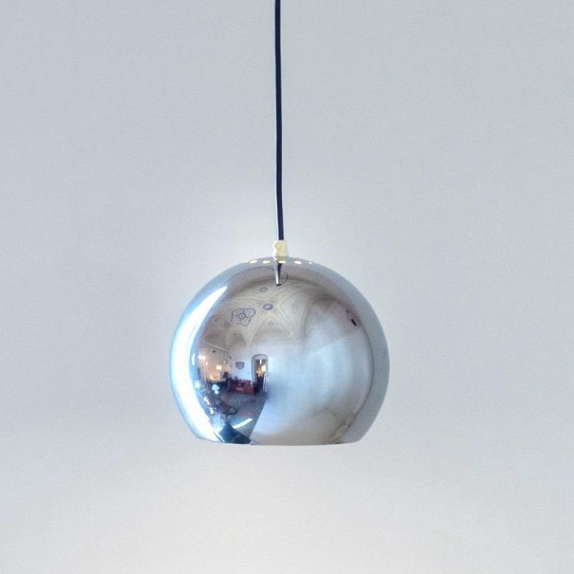 Mid   Century Modern Eye Ball Reggiani Pendant, Italy, Set Of Two photo Lighting