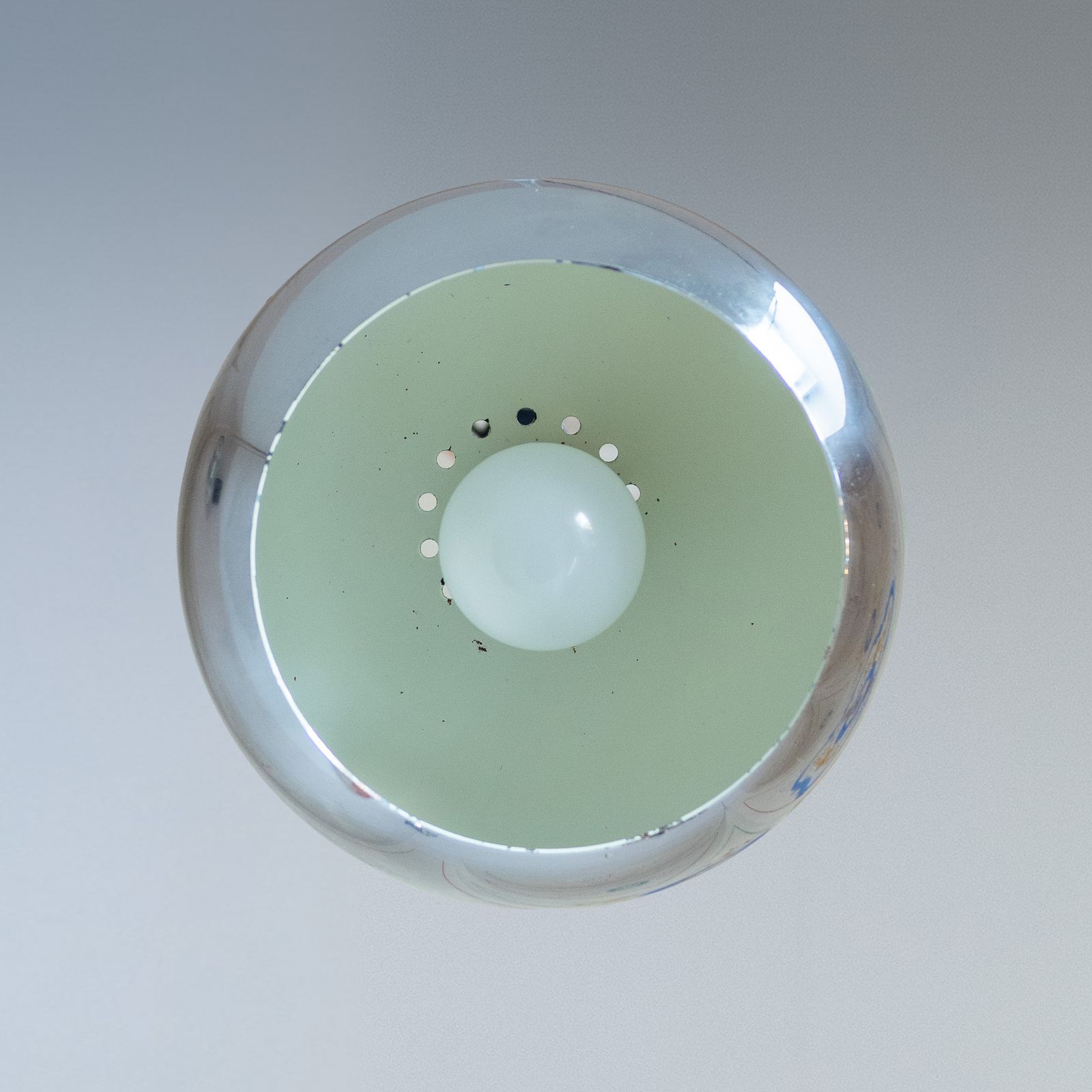 photo for sale Mid   Century Modern Eye Ball Reggiani Pendant, Italy, Set Of Two