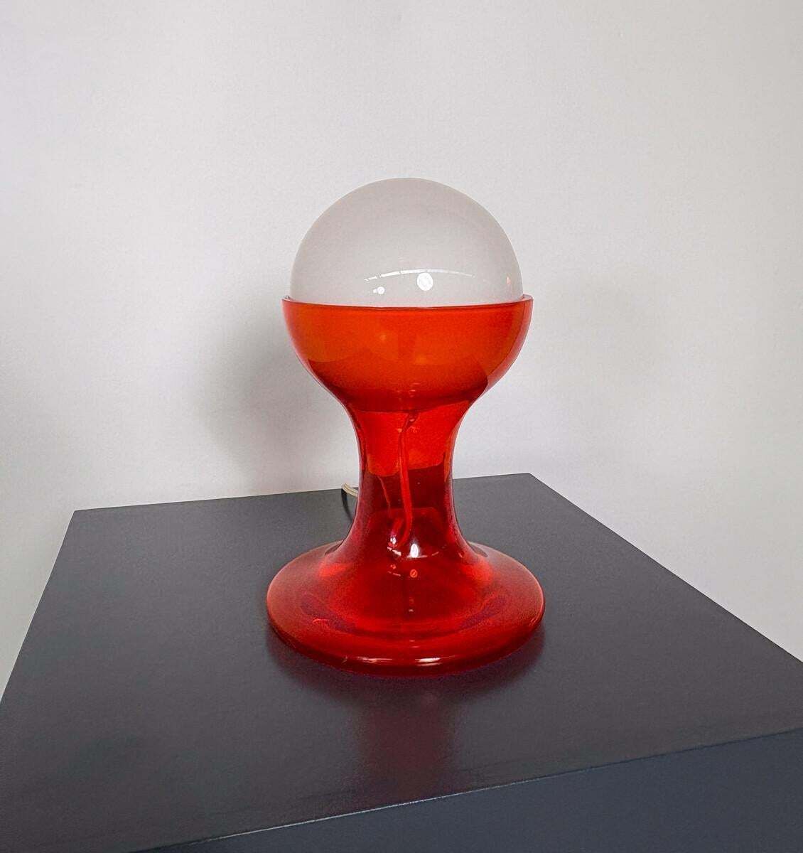 Pair Of Lt216 Table Lamps By Carlo Nason For Mazzega, 1960s photo 2321.0