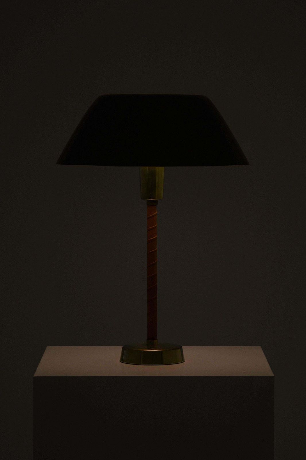 Table Lamp In Brass And Aluminum By Lisa Johansson Pape, 1950s photo Lighting