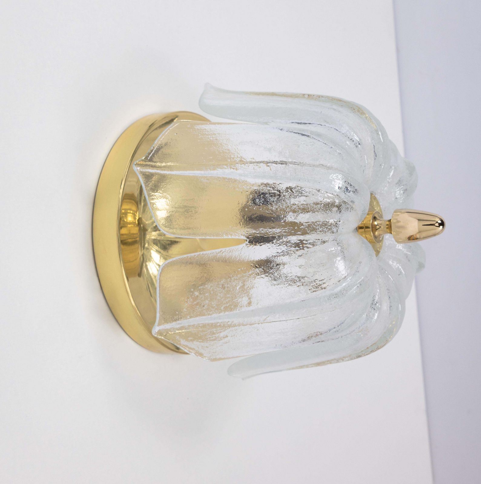 1 Of 6 Petite Round Murano Glass Flush Mount By Limburg, Germany, 1970s photo 647.0