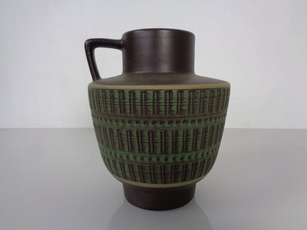 Ceramic 2023/20 R Handle Vase From Marzi & Remy, Germany, 1950s
