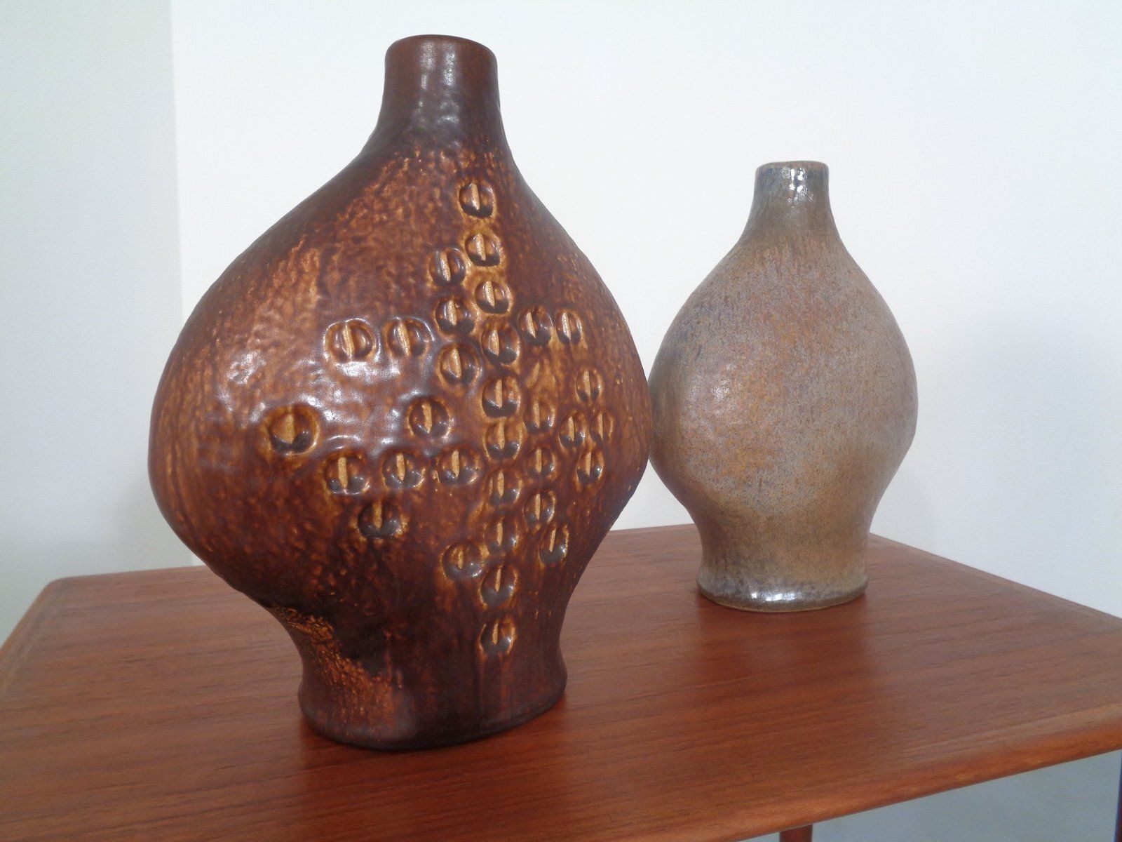 Studio Atelier Ceramic Vases By Gerda Heuckeroth For Carstens Tönnieshof, 1960s, Set Of 2 photo Home Decor