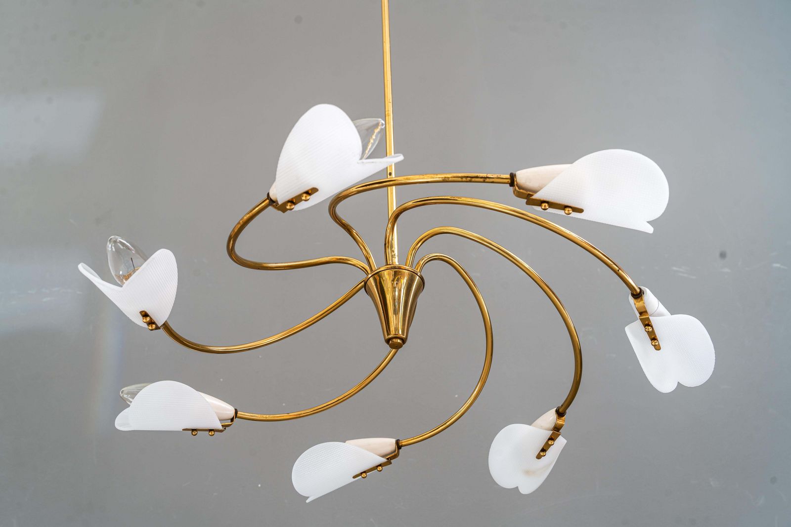 Rupert Nikoll " Tornado " Chandelier Vienna Around 1960s photo Lighting