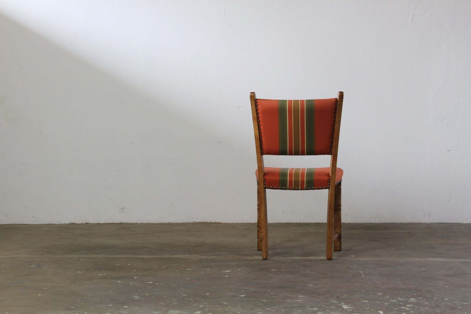 Furniture Set Of 4 Vintage Danish Oak Dining Chairs, Henning Kjærnulf Style, 1960s photo