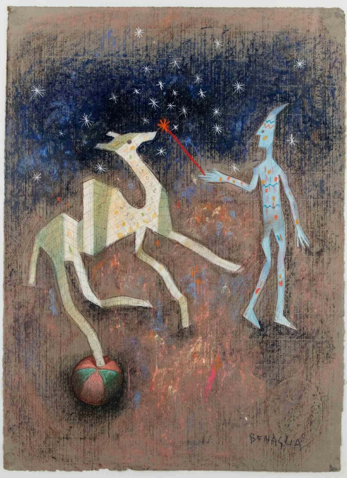 Enrico Benagliathe Enchanter   Drawing By Enrico Benaglia   1990s1990s