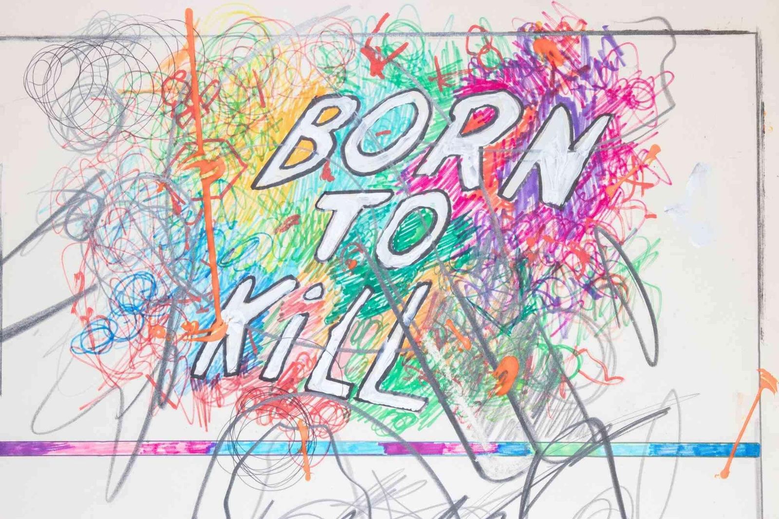 Enrico Maneraborn To Kill   Mixed Media By Enrico Manera   19991999 photo for sale