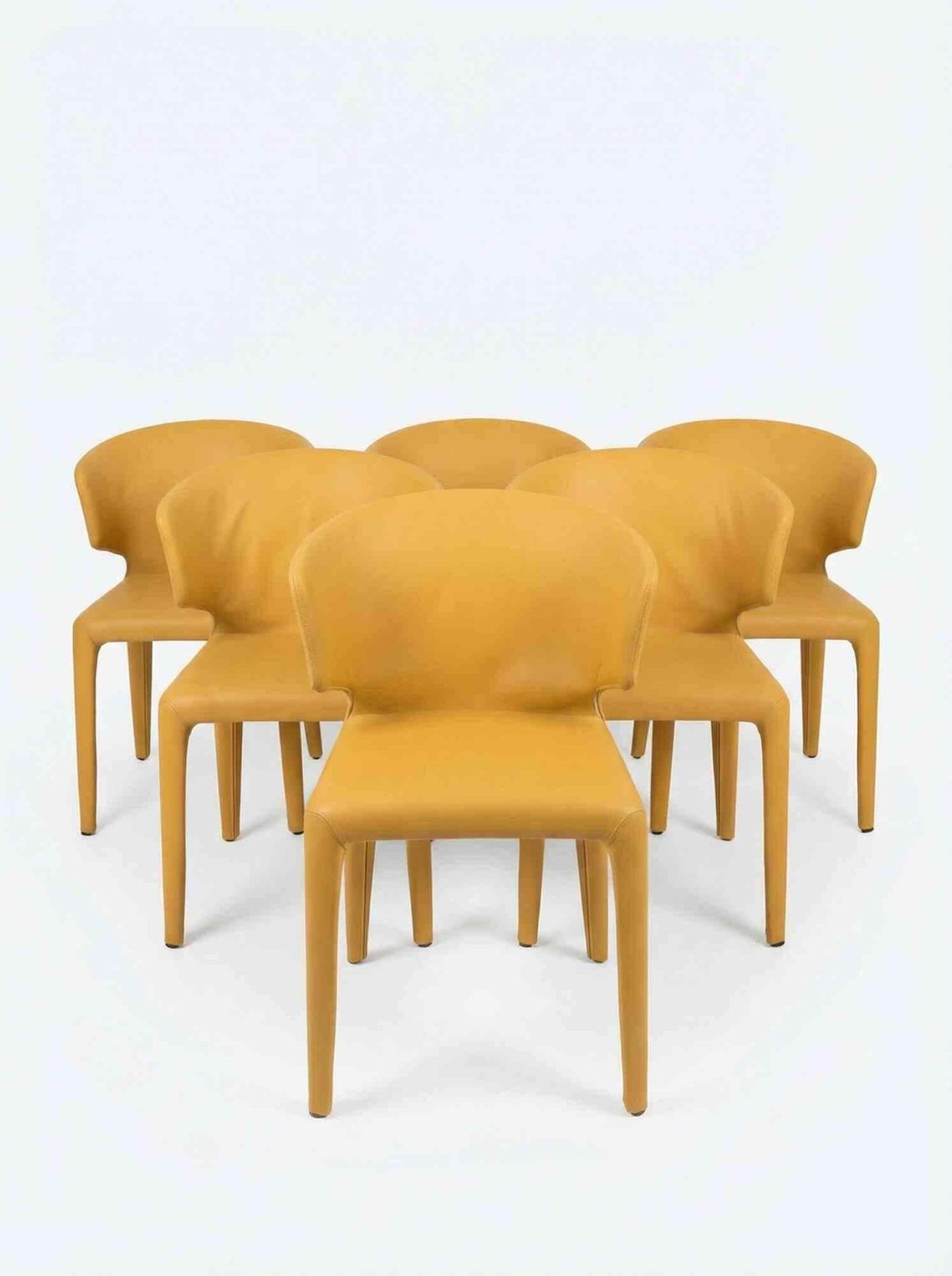 Set Of 6 Cassina Hola 367 Chairs By Hannes Wettstein, 2006 photo for sale
