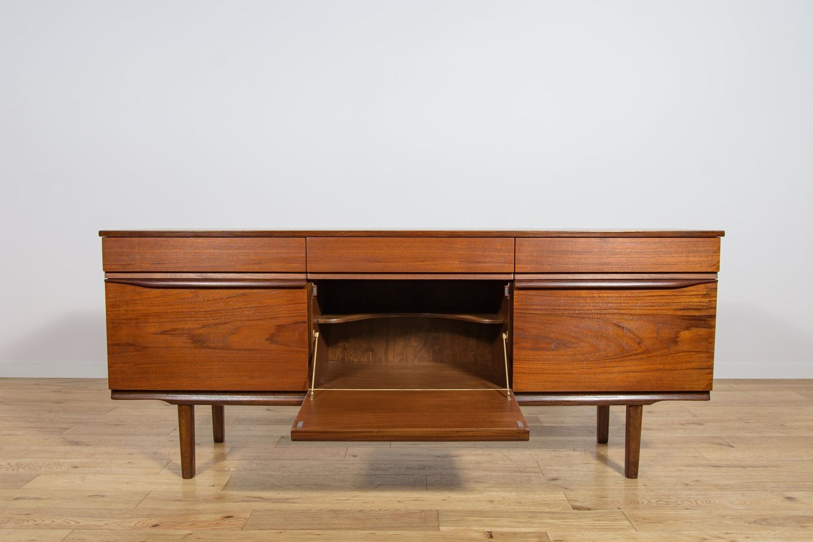 1969.0 Mid Century Modern English Teak Sideboard From Stonehill, 1960s photo