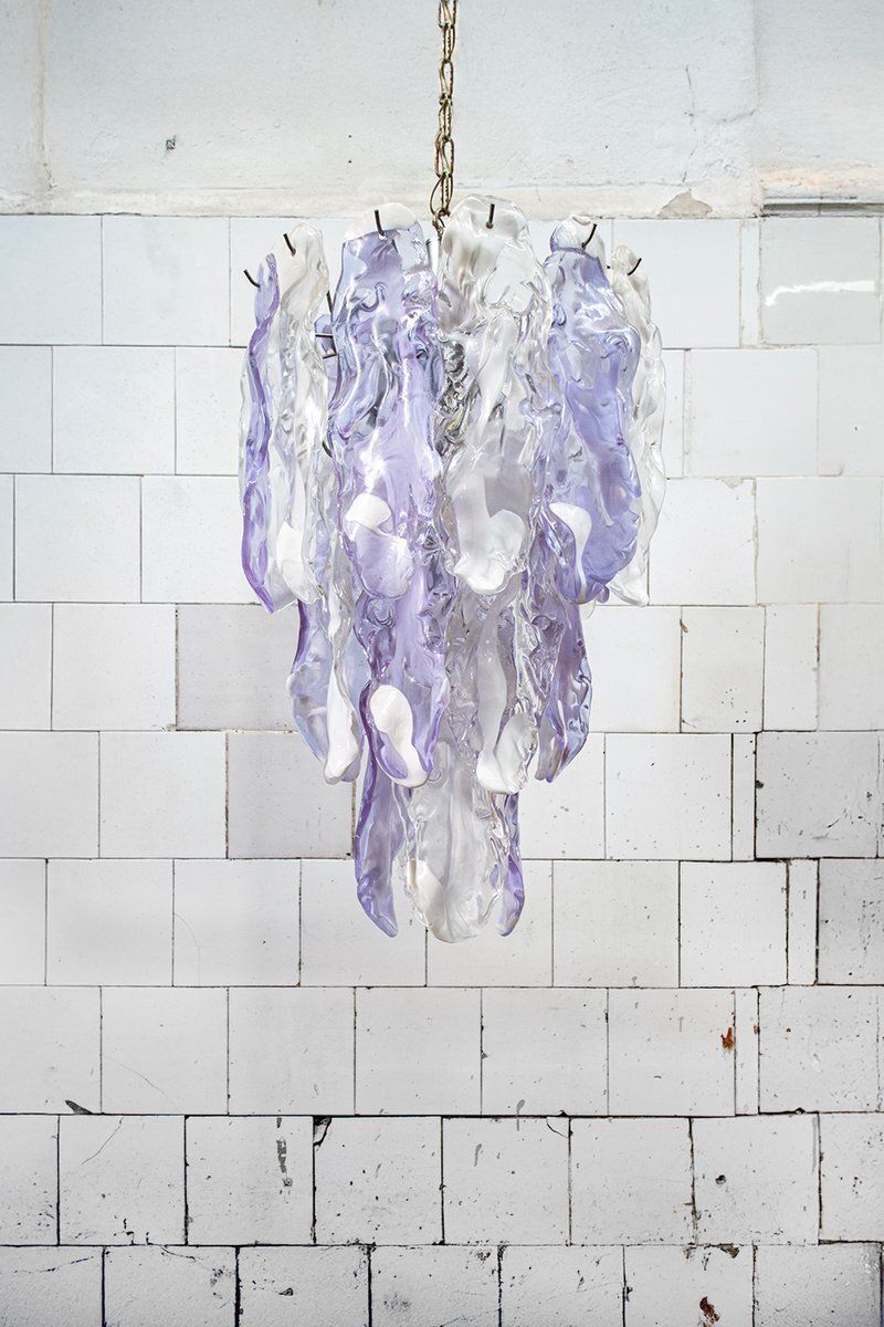 Italiaanse Murano Glazen Hanglamp Van Mazzega, Jaren 1970