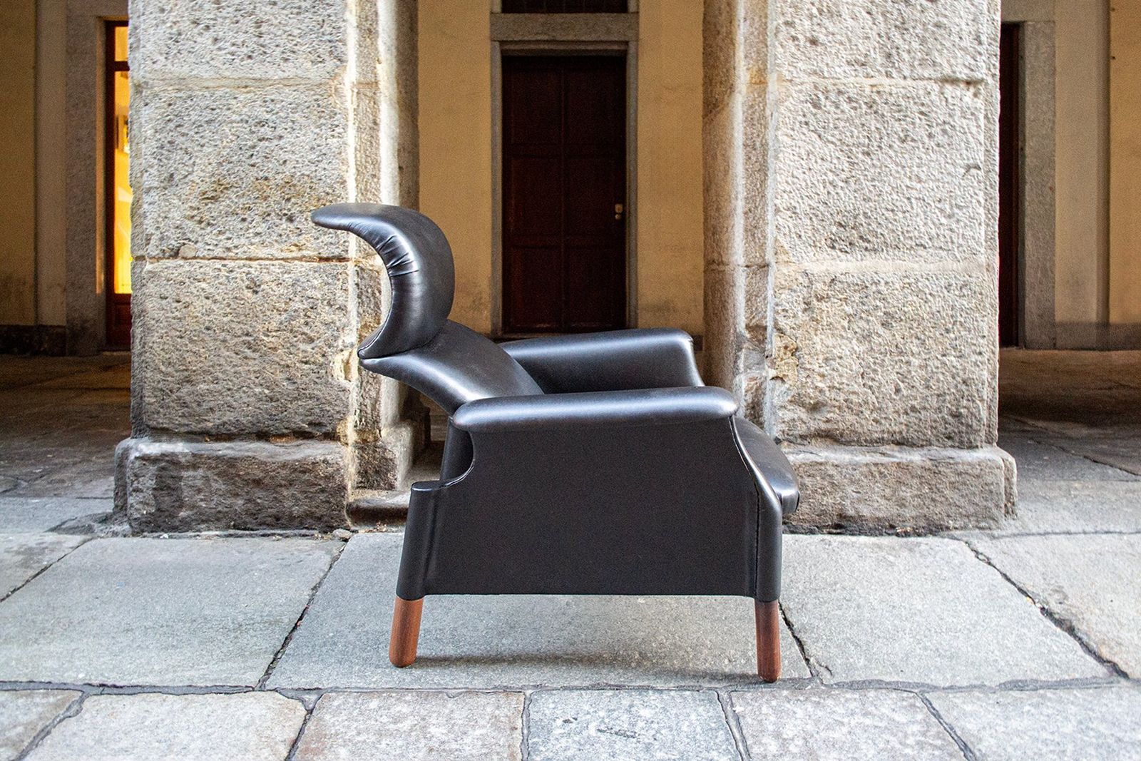 Sanluca Lounge Chair By Achille And Pier Giacomo Castiglioni For Simon Gavina, 1960 photo for sale