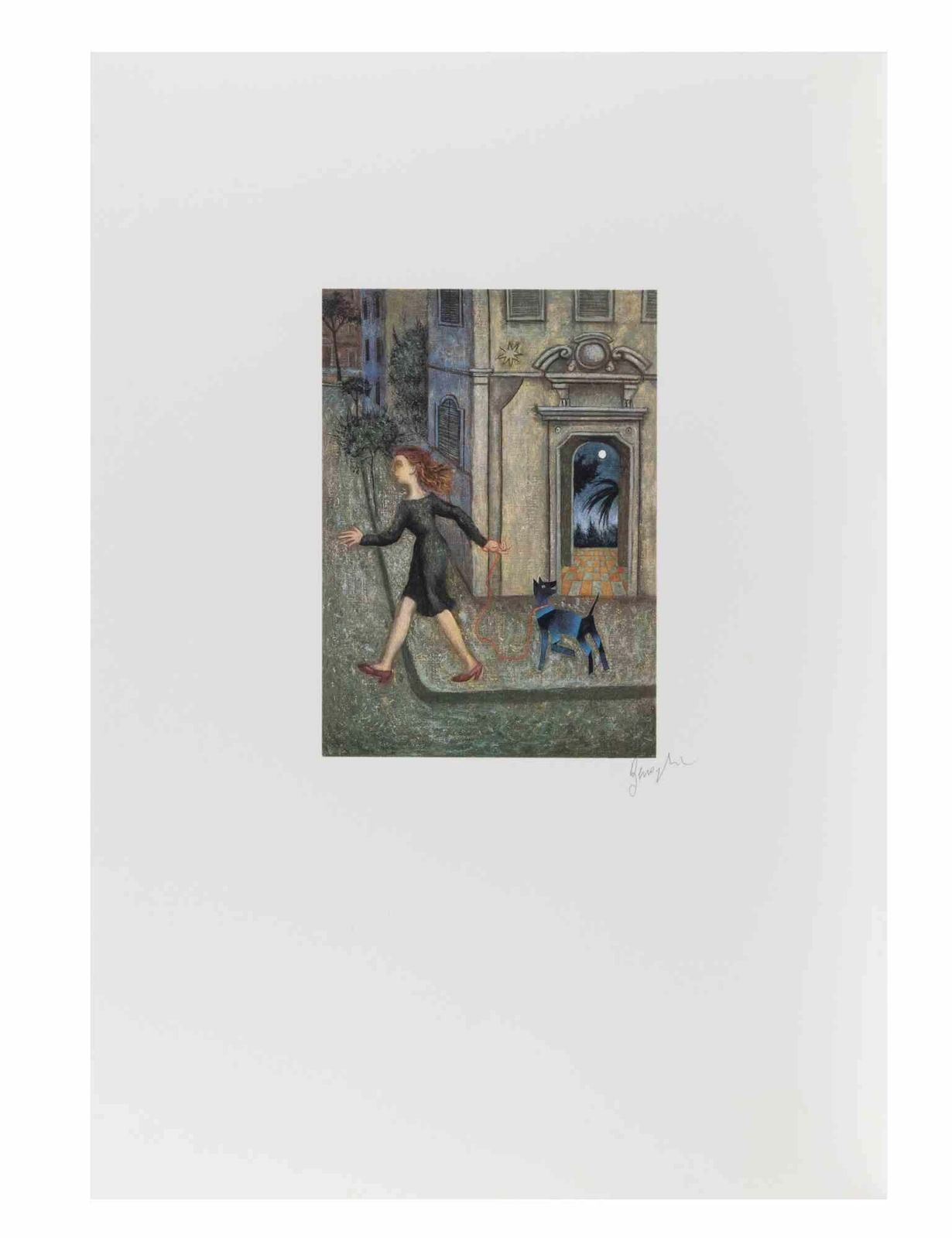Enrico Benagliathe Secret Garden   Screenprint By Enrico Benaglia   1990s1990s photo furniture