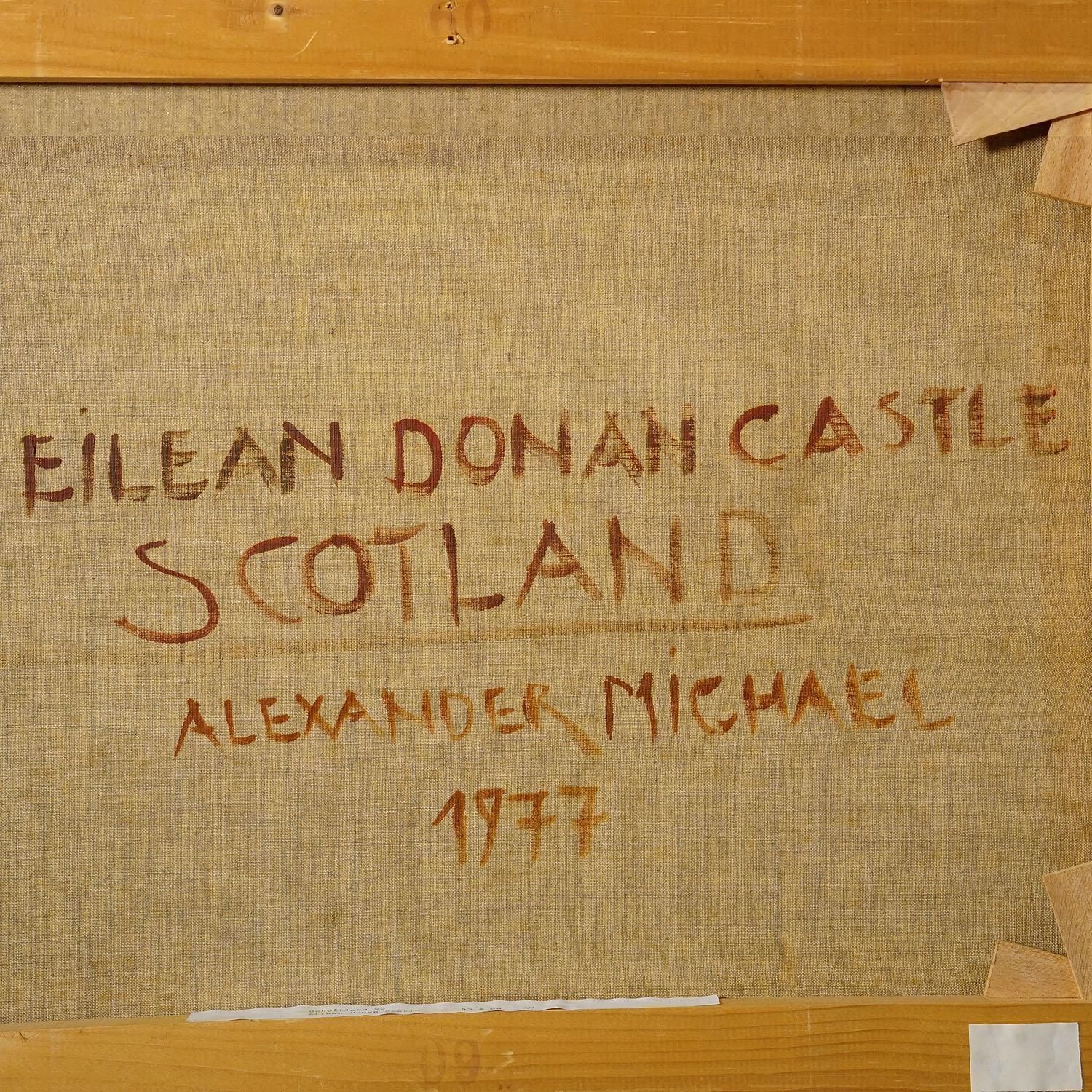 photo furniture Eilean Donan Castle, Scotland, 1977 – Oil Painting By Alexander Michael