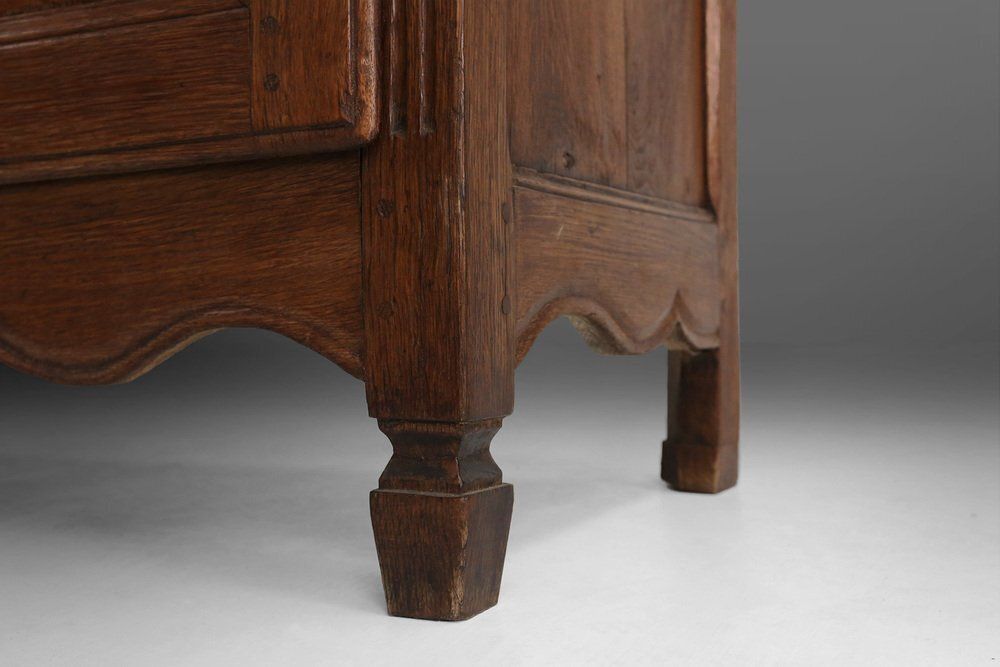 photo buy Antique Flemish Oak Cabinet, 1850s