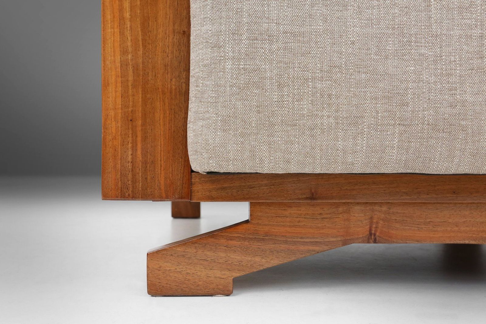 Furniture Art Deco Armchairs In Walnut Veneer, France, 1930s, Set Of 2 photo