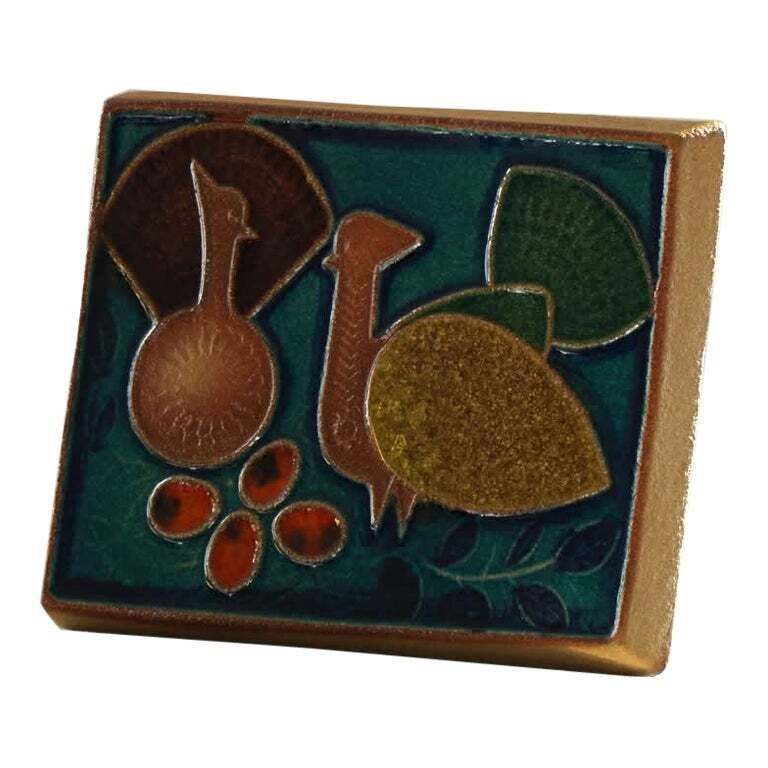 Mid 20th Century, Decorative Danish Ceramic Relief, Søholm, 1960s