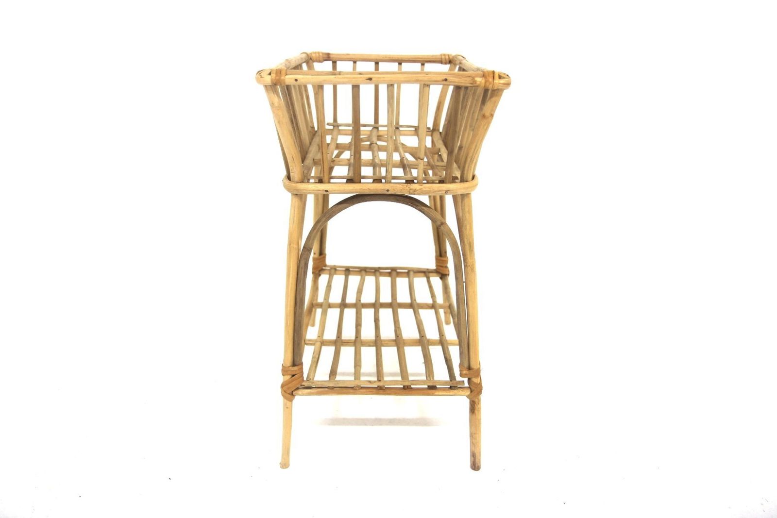 Scandinavian Indoor Rattan Planter, Sweden, 1960s