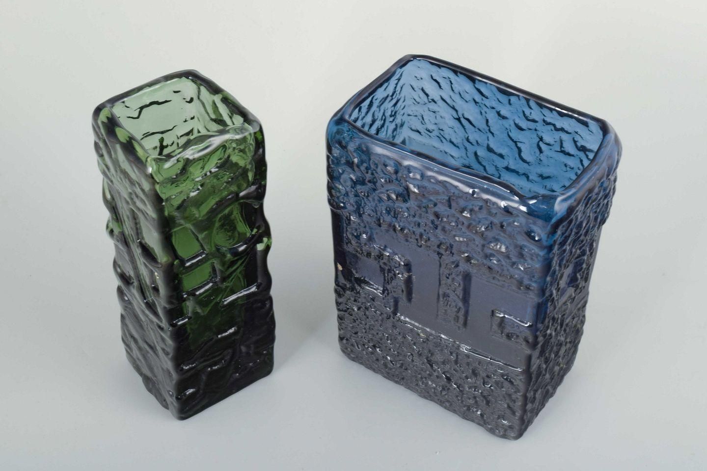 Göte Augustsson For Ruda Glasbruk. Two Art Glass Vases, Ca. 1960/70s. photo furniture