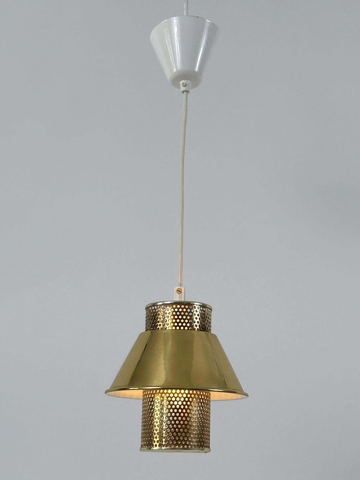 Elegant Pendant Lamp T766 By Hans Agne Jakobsson For Ab Markaryd Sweden 1960s photo buy
