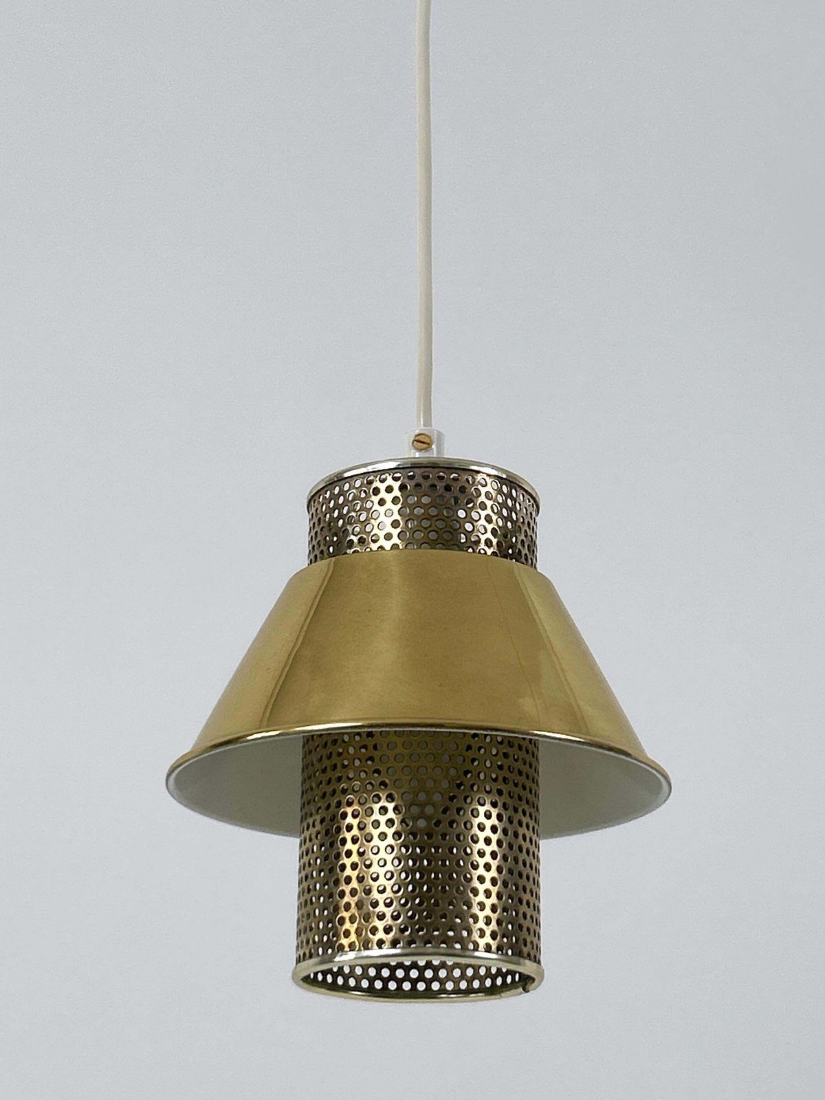 Elegant Pendant Lamp T766 By Hans Agne Jakobsson For Ab Markaryd Sweden 1960s photo vintage