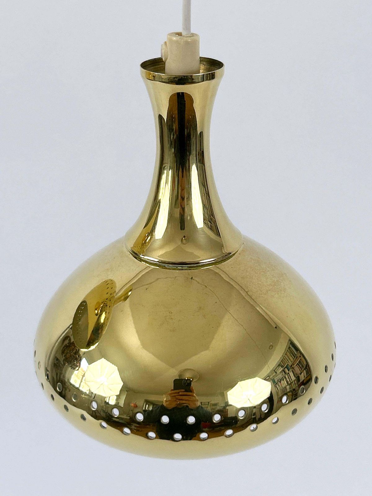 Set Of Two Elegant Pendant Lamps By Hans Agne Jakobsson For Ab Markaryd Sweden photo vintage