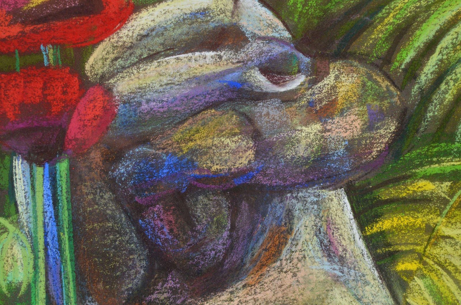 Natalia Bessonovagarden Sculpture. 2015. Paper, Pastel. 69x92 Cm. Signed1999 photo 703.0