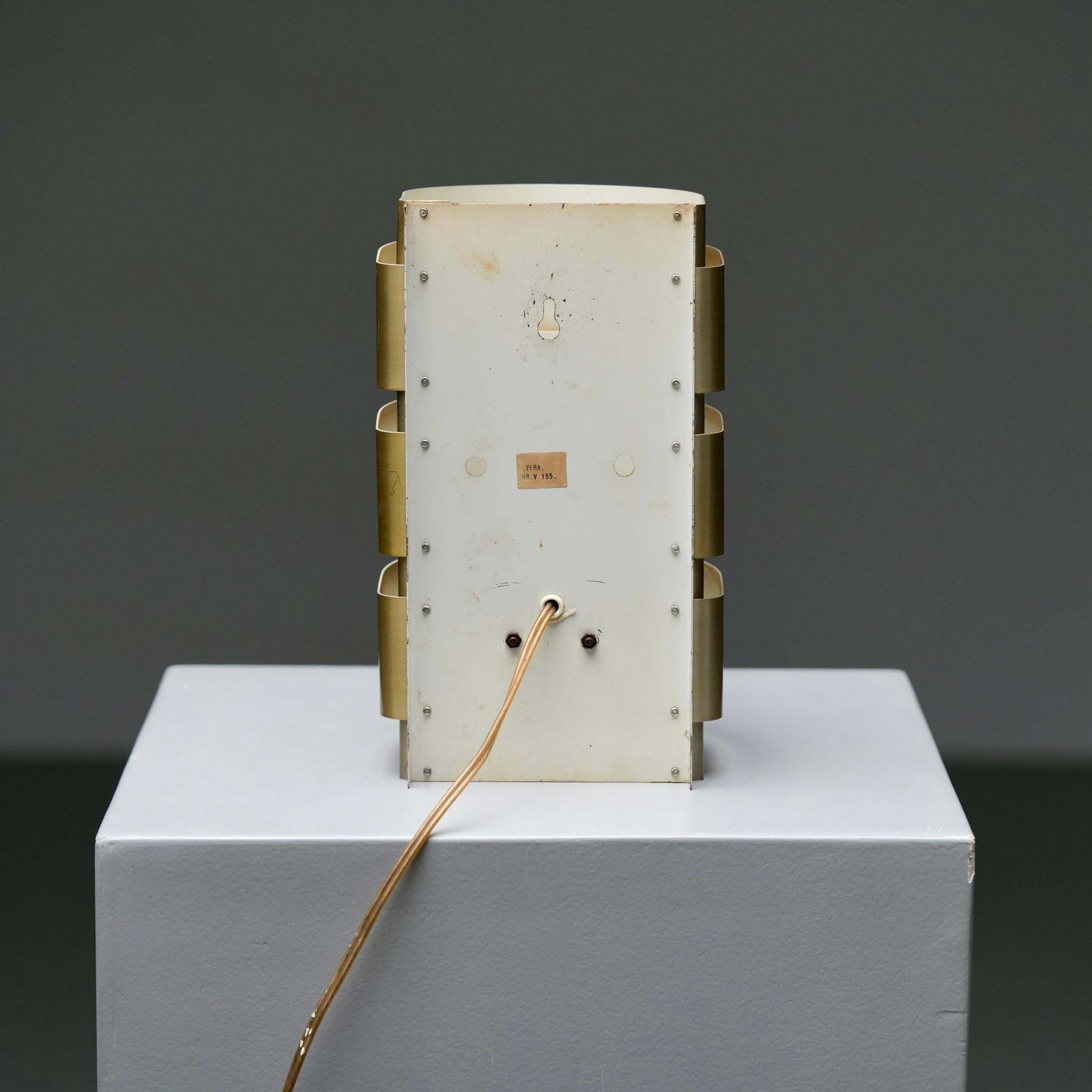 Hans Agne Jakobsson V 155 Wall Light In Brass, Sweden, 1960's photo vintage