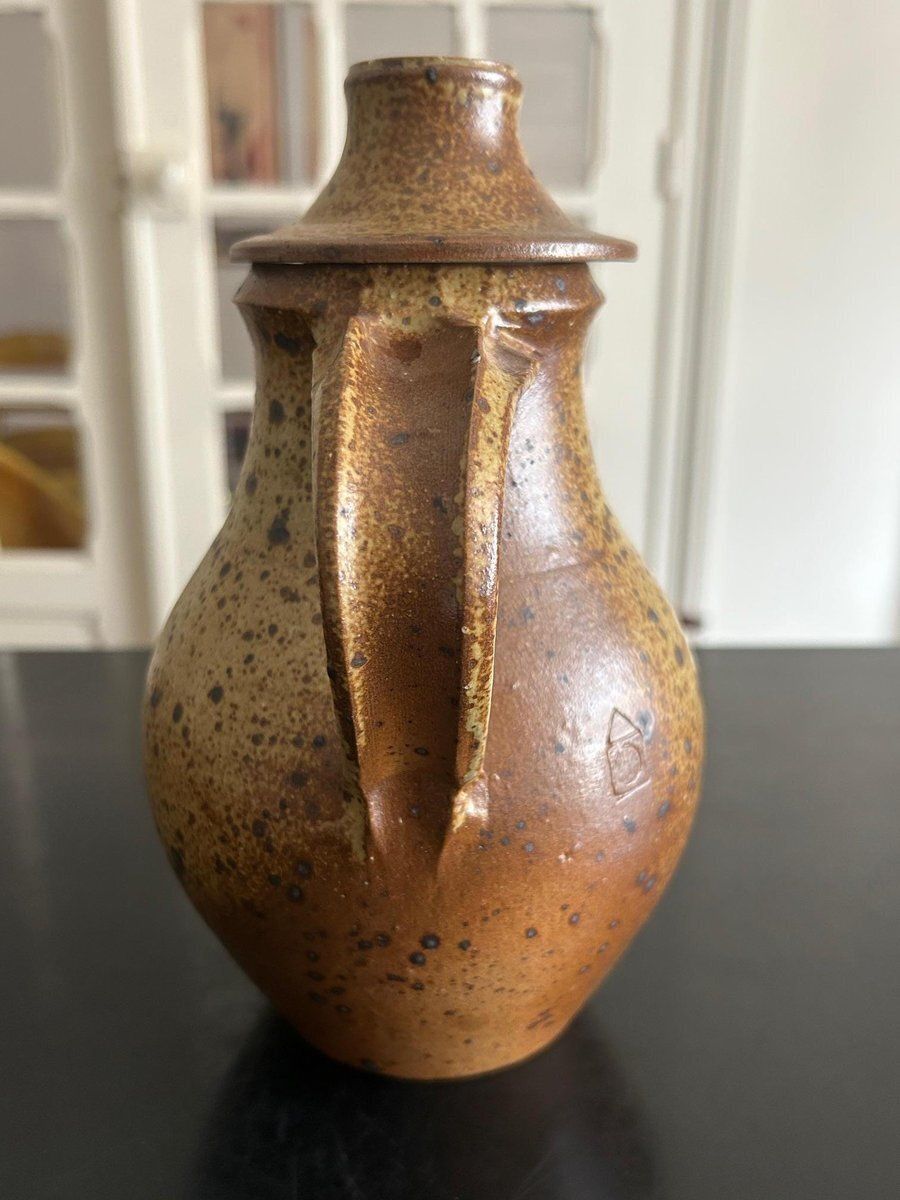 photo for sale Stoneware Service By Atelier Charles Gaudry, 1970s, Set Of 6