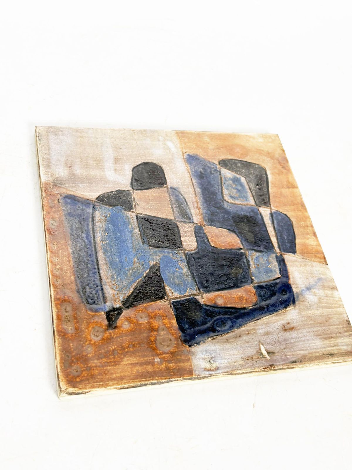 Set Of 3 Ceramic Bottle Coasters, France, 1960 photo 280.0