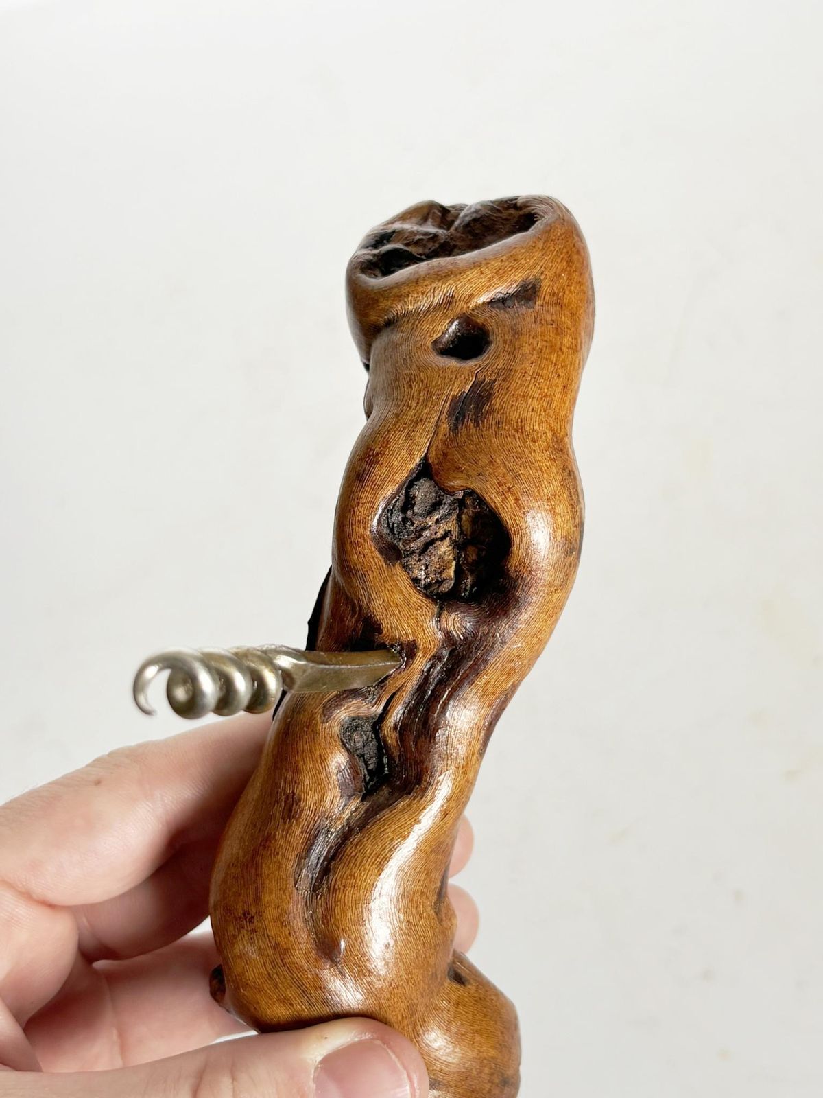 French Provençal Corkscrew, Wood And Metal, France, 1950 photo buy