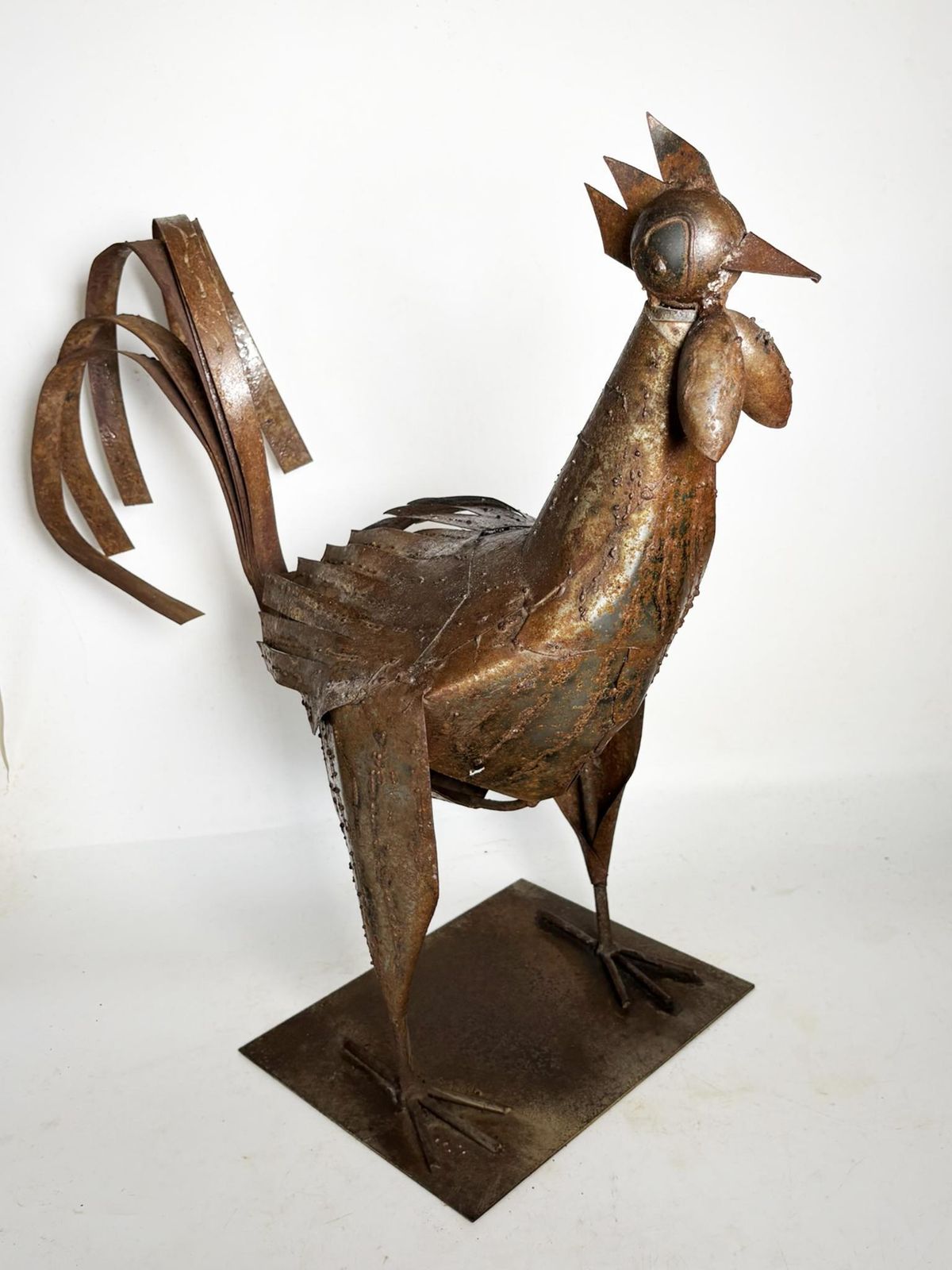 Metal Rooster, France, 1950 photo furniture