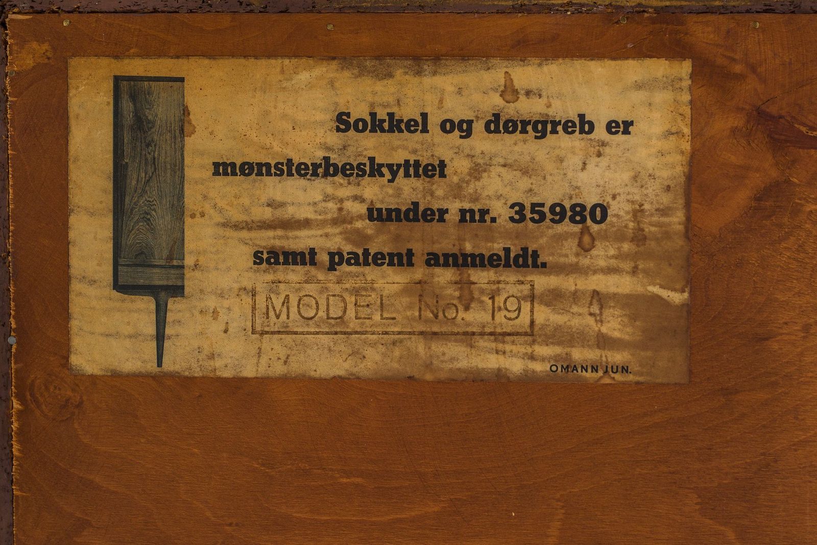 photo for sale Model 19 Teak Highboard By Gunni Omann For Omann Jun, Denmark, 1960s