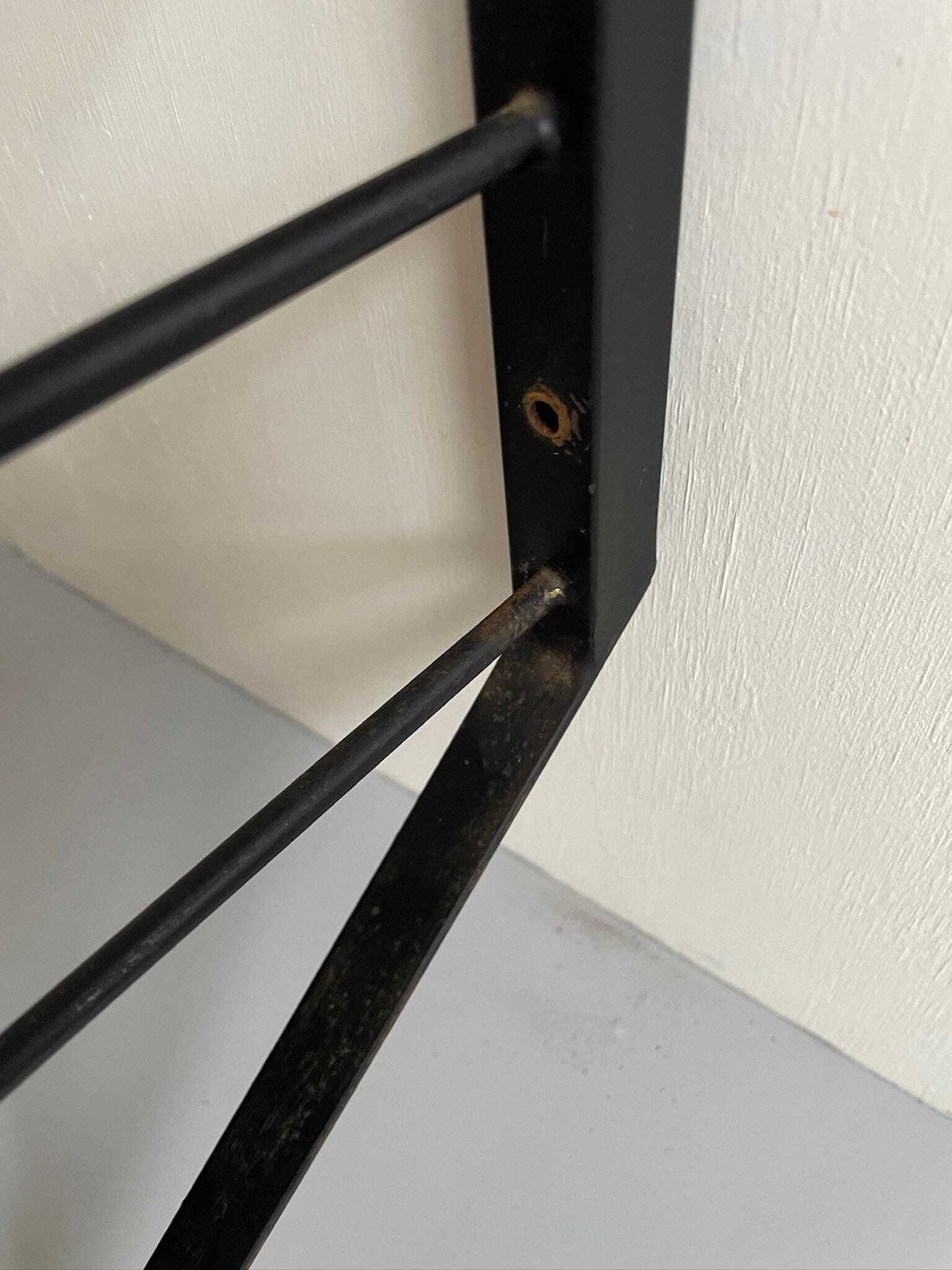 200 X 20cm Staples Black Ladderax Ladder Thin Tall Lean To One Foot (07a) photo buy