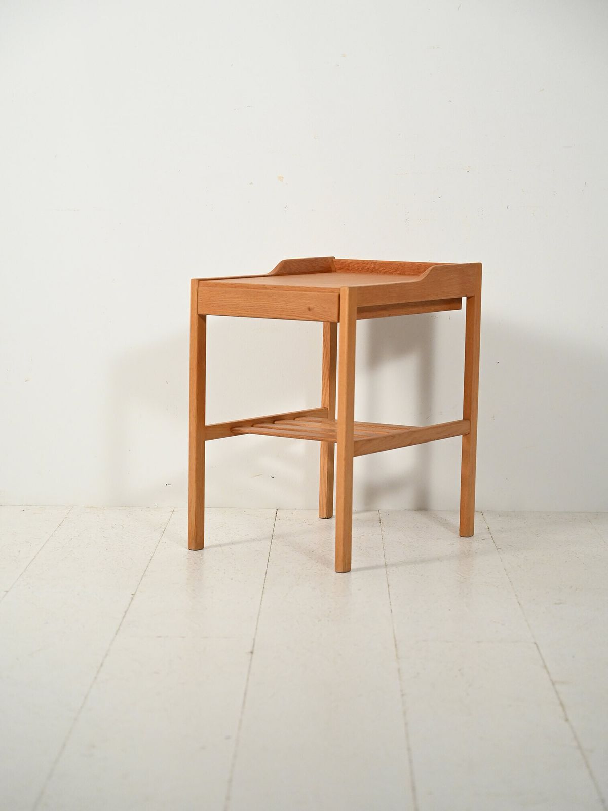 Vintage Scandinavian Oak Bedside Table From The 1960s photo furniture