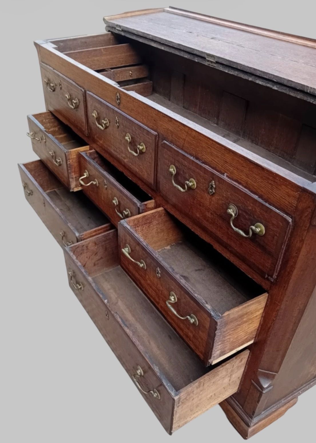 19th Century Oak Mule Chest With Drawers photo vinterior