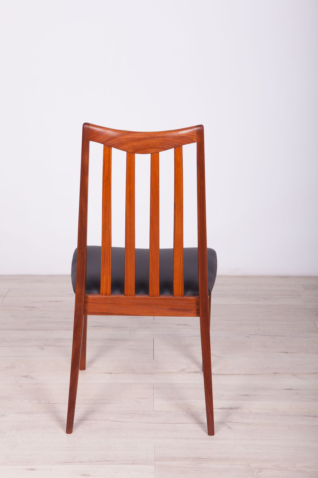Furniture Vintage Teak & Leather Dining Chairs By Leslie Dandy For G Plan, 1960s, Set Of 4 photo