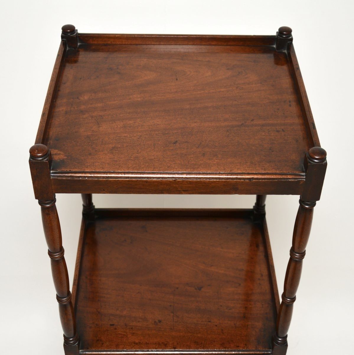 Antique Georgian Period Mahogany Buffet Stand photo for sale