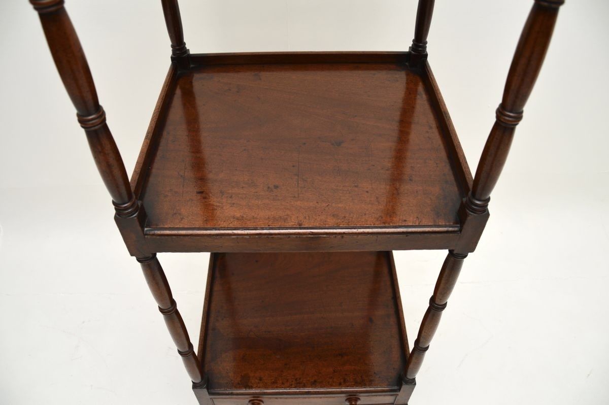 Antique Georgian Period Mahogany Buffet Stand photo Furniture